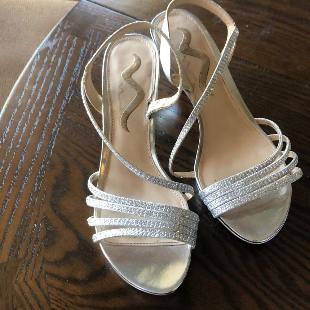Nina heels. Worn once on my wedding day. Comfortable and stylish.